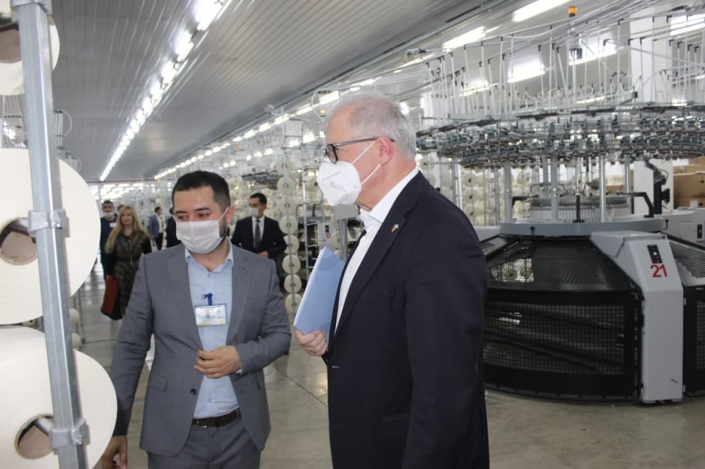 Germany Ambassador visits Fergana Global Textile