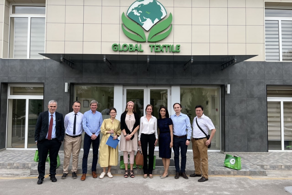 IFC and ILO visit to Global Textile in Tashkent